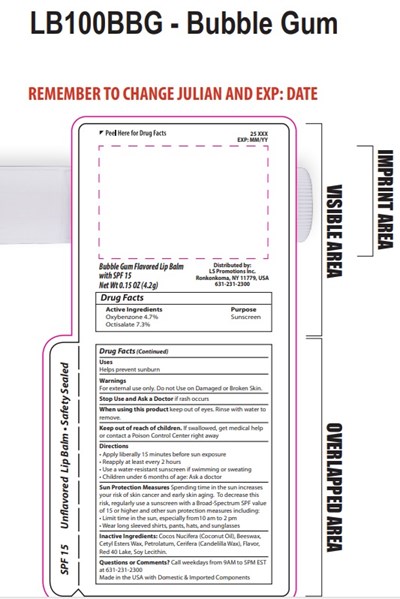 LB100BBG Bubble Gum Label - LB100BBG Bubble Gum Label